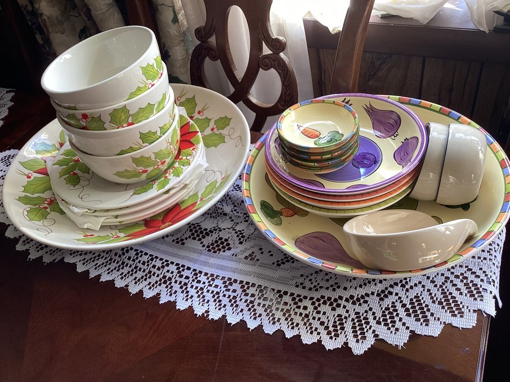 Two Sets of Dishes