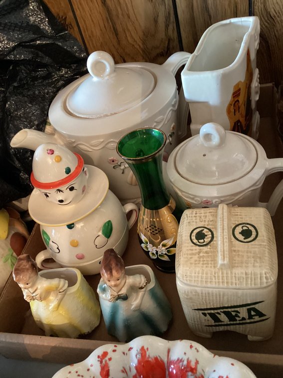 Vintage Porcelain and Glass