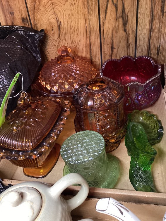 Vintage Colored Glass