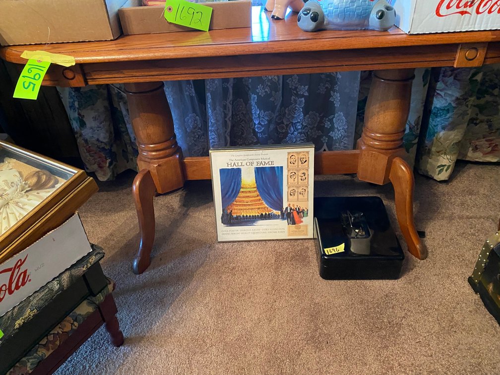Wood Library Table