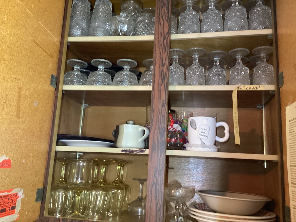 Cabinet Contents
