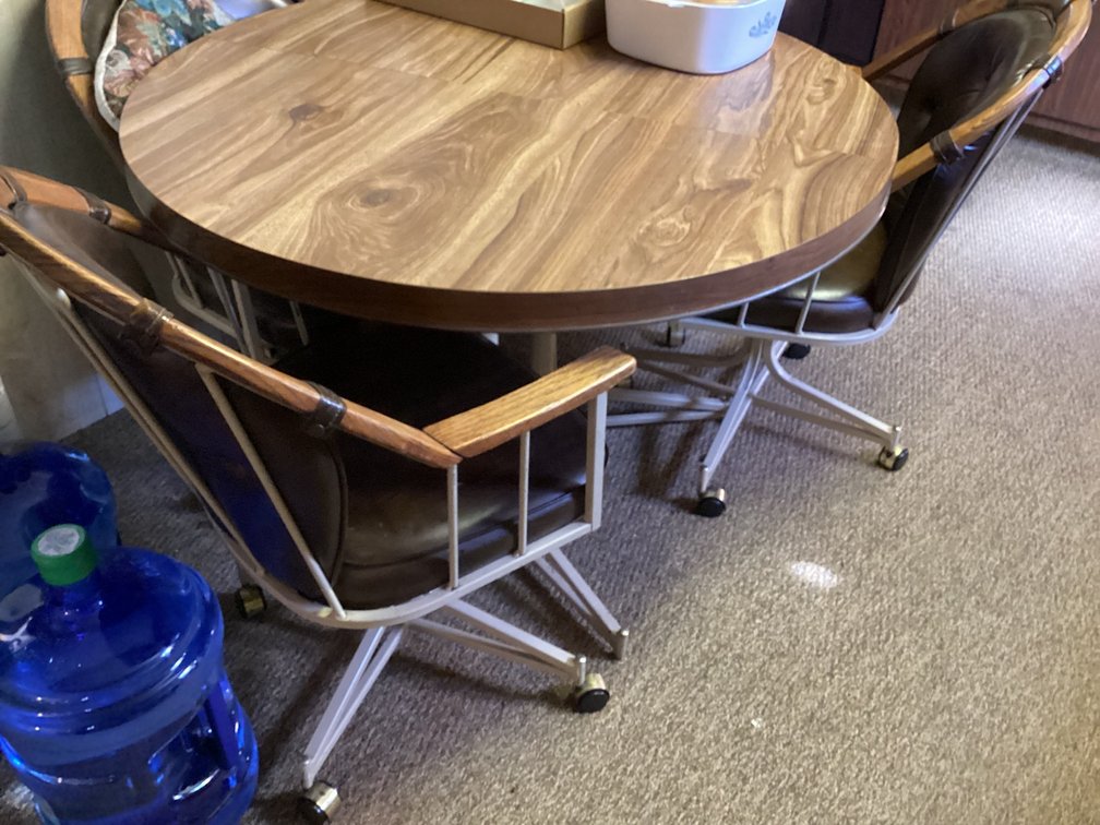 Vintage Round Table and Chairs