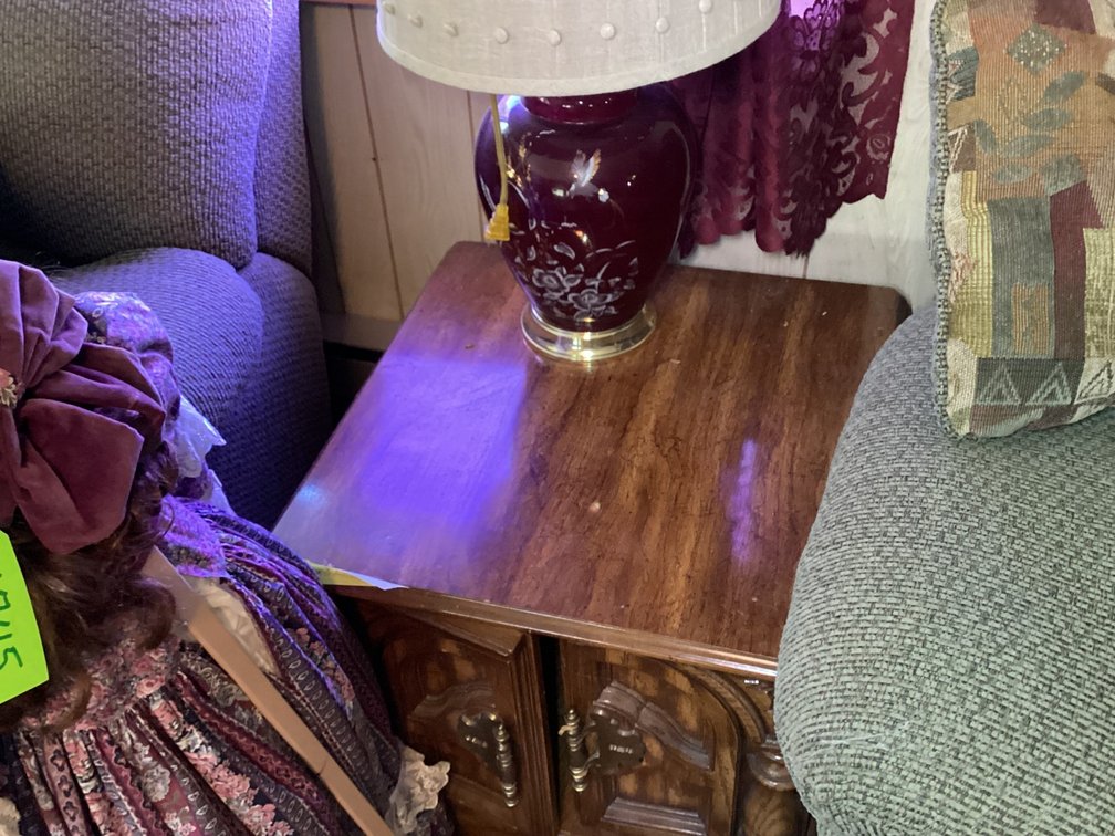 End Table and Lamp