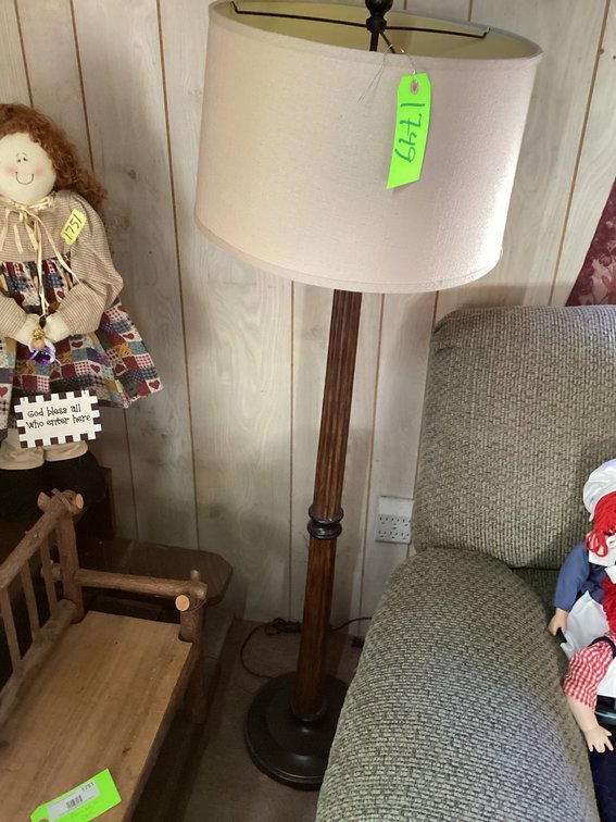 Wood Floor Lamp