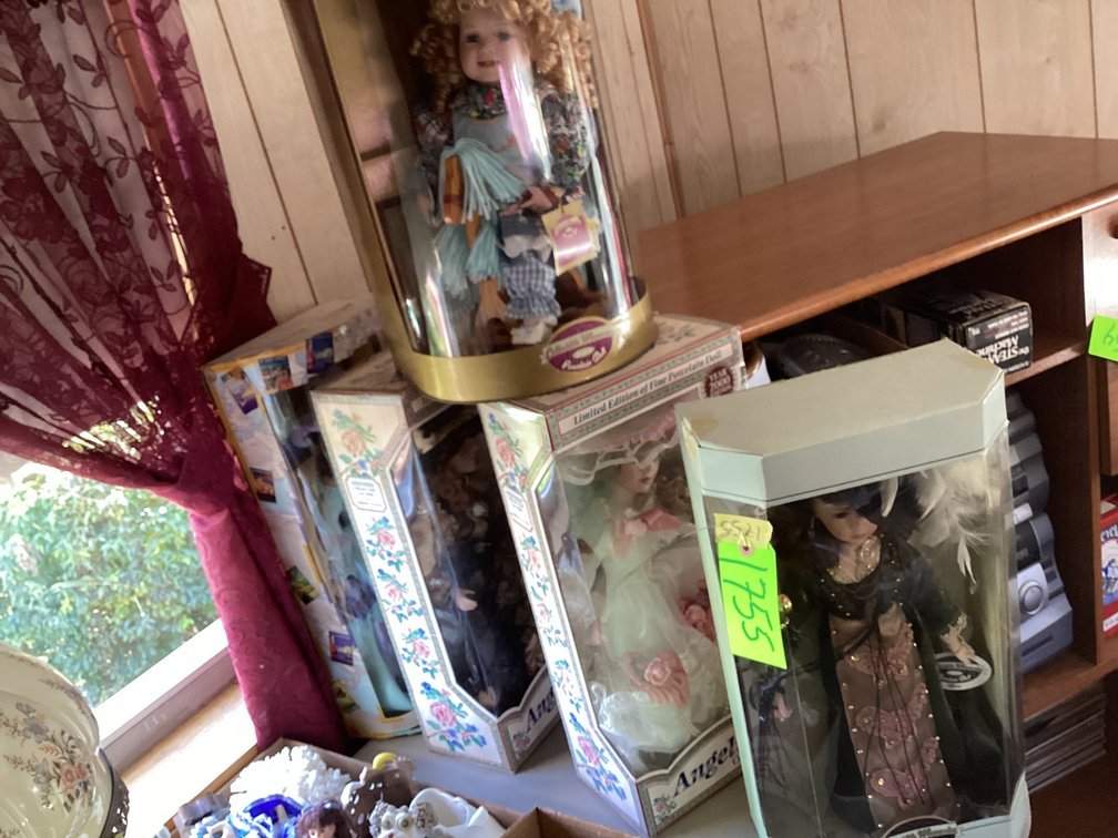 Porcelain Dolls in Box