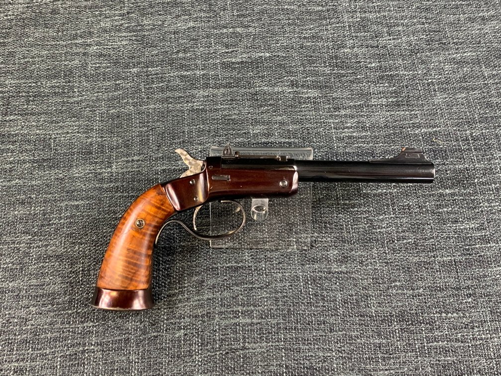 [61]  J Stevens 35 Tip Up Pistol .22 LR | SN: 36677