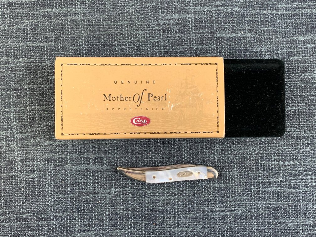 [31] Case Pearl Handle Tiny Toothpick with Box