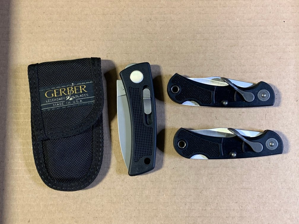 [99] Three Gerber Folding Knives