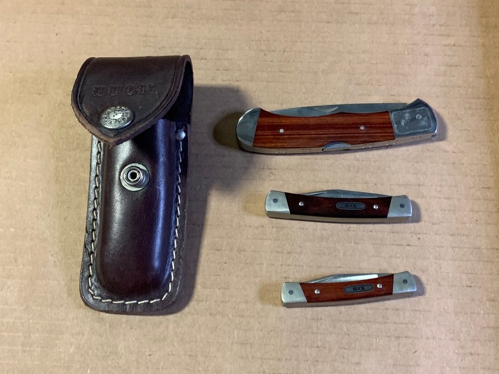 [94] Three Buck Folding Knives