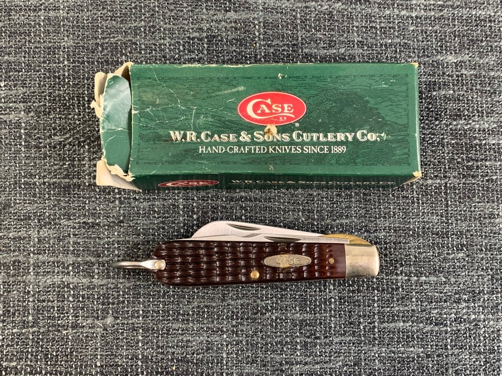 [20] Case Brown Handle Electrician with Box