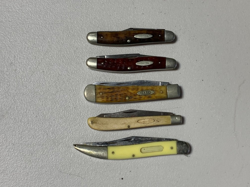 [52] Five Vintage Case Knives