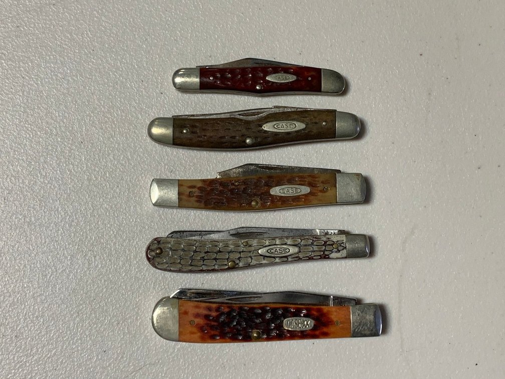[50] Five Vintage Case Knives