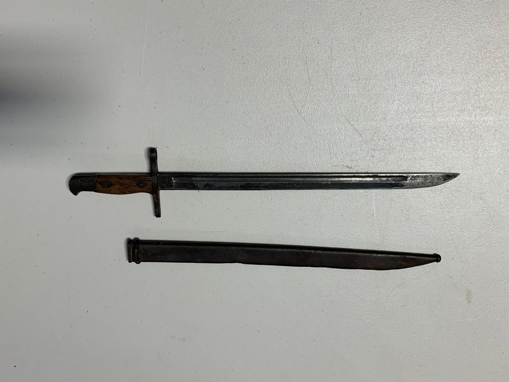 [71] Japanese Arisaka Type 30 Bayonet w/scabbard
