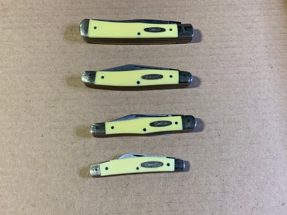 [55] Four Camillus Pocket Knives