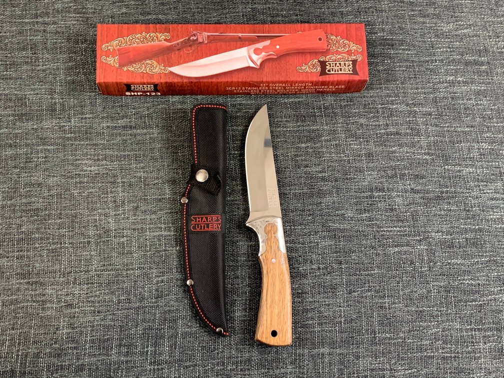 [85] Sharps Cutlery Model SHP-123 Knife with Box