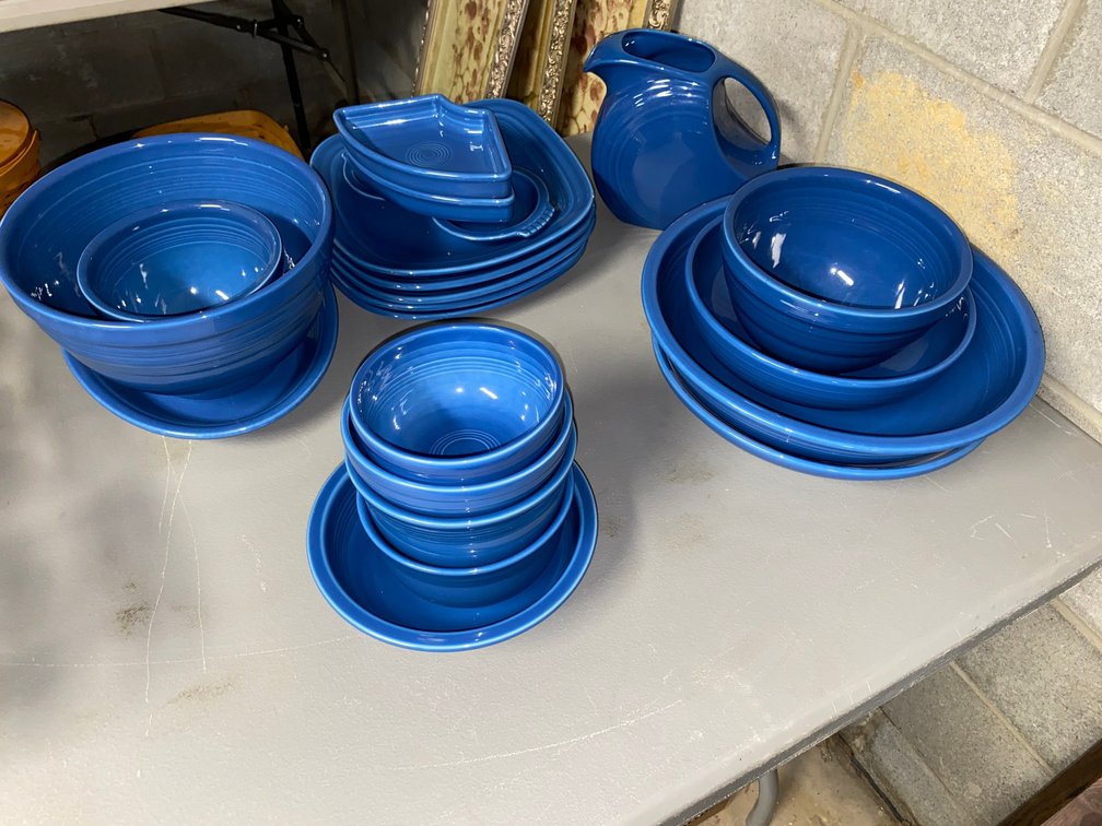 Fiestaware-Slate blue in color