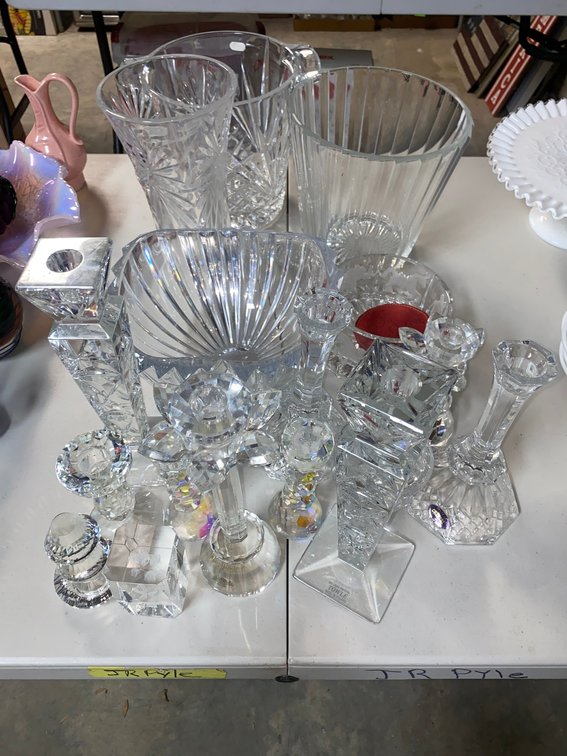 Clear glass-some lead crystal