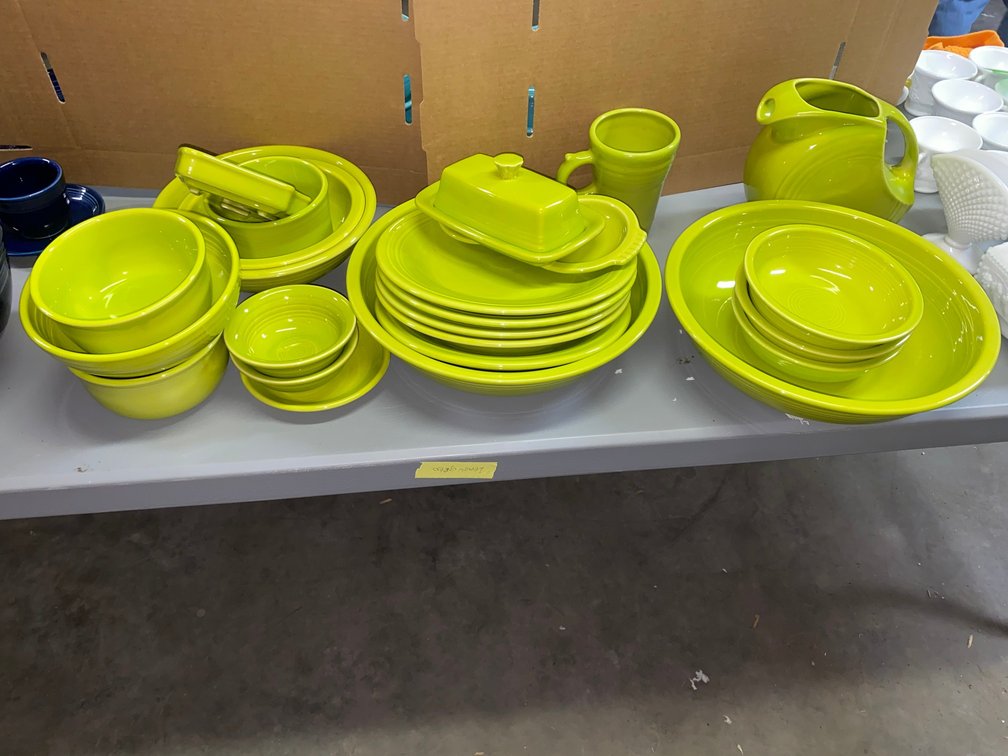 Fiestaware-Lemongrass in color