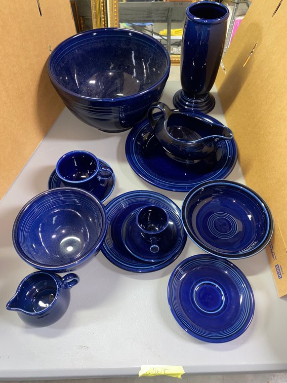Fiestaware-Cobalt in color