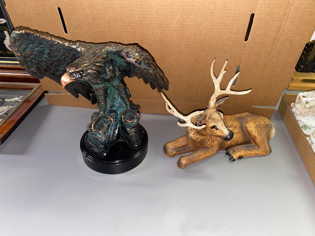 Eagle and deer
