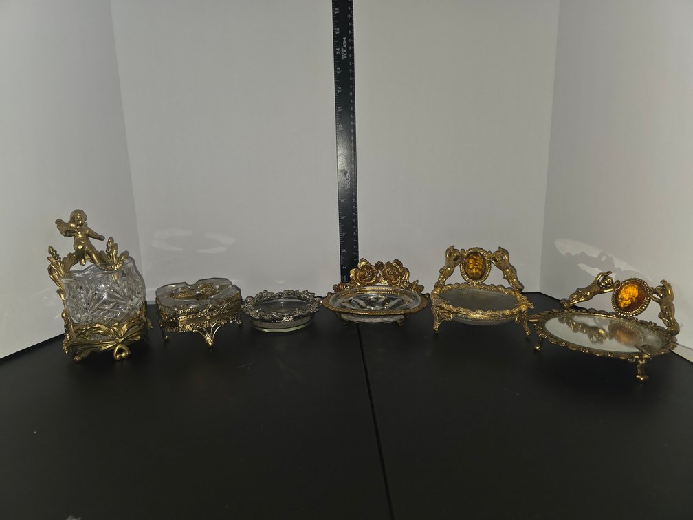 Victorian Brass Ashtray
