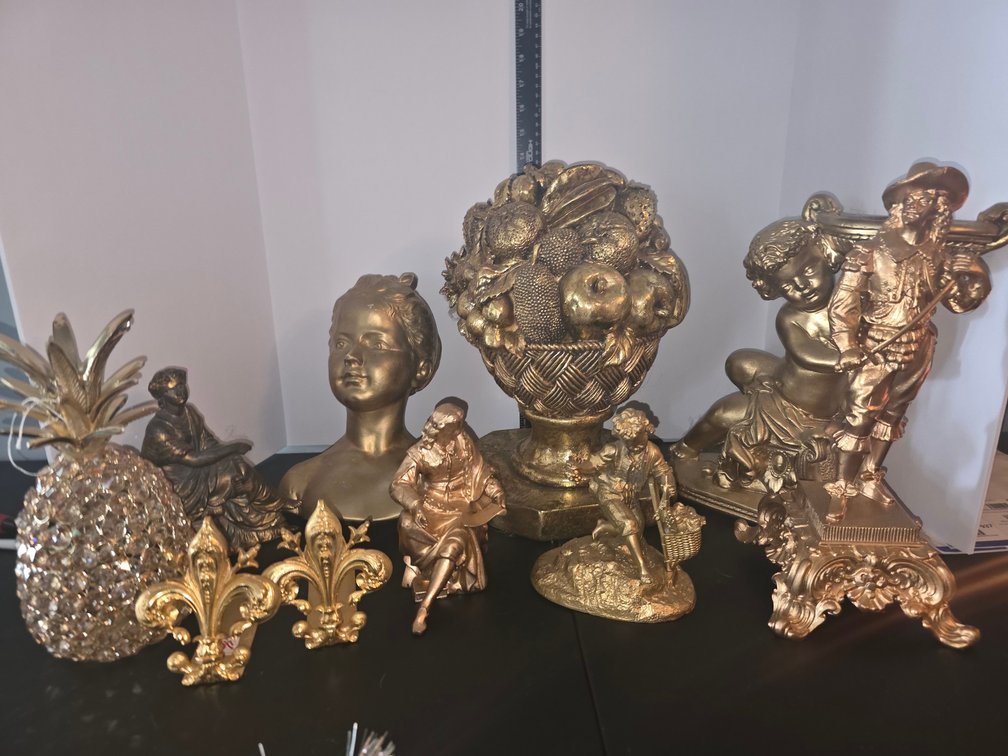 Brass Colored Decorations