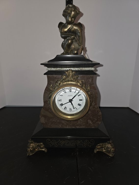 Victorian Cherub Clock