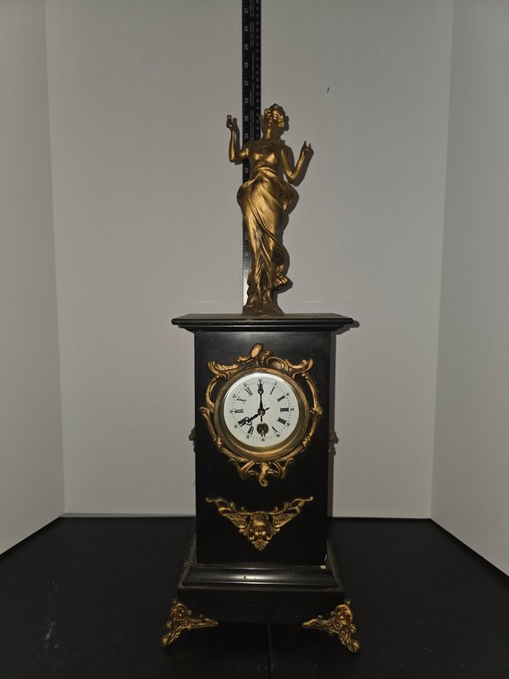 Victorian Cherub Marble Clock