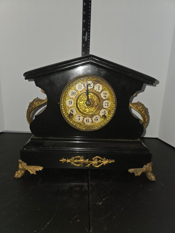 Victorian Cherub Marble Clock