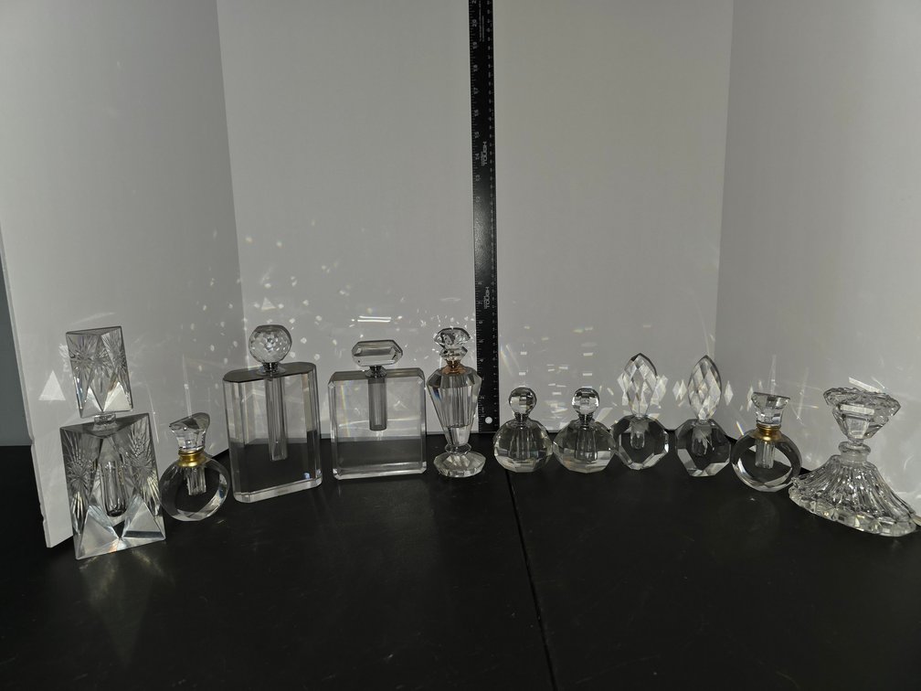 Victorian Glass Perfume Bottles