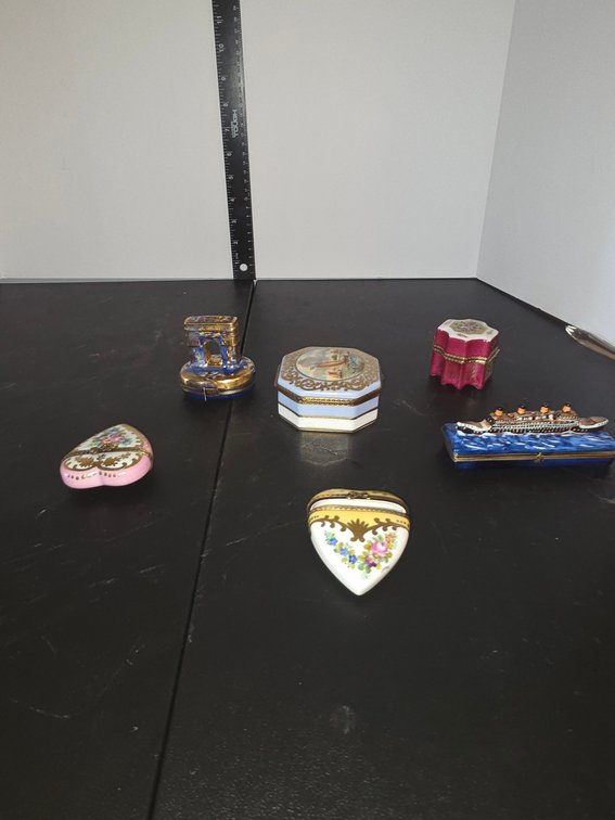 Hand Painted Trinket Boxes