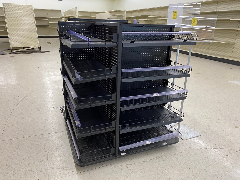 Adjustable Display Shelving Unit