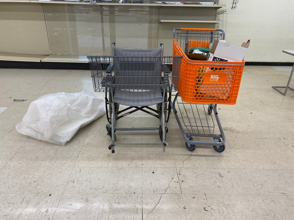 Shopping Cart, Wheelchair with basket(Care Chair)