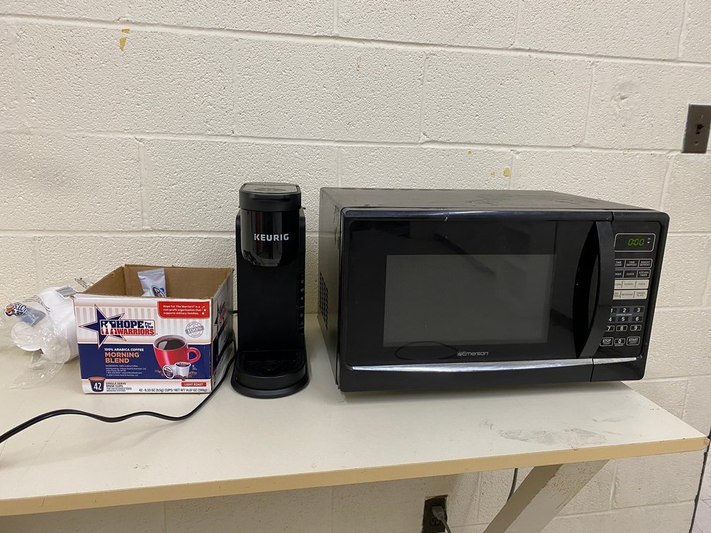 Microwave and Keurig