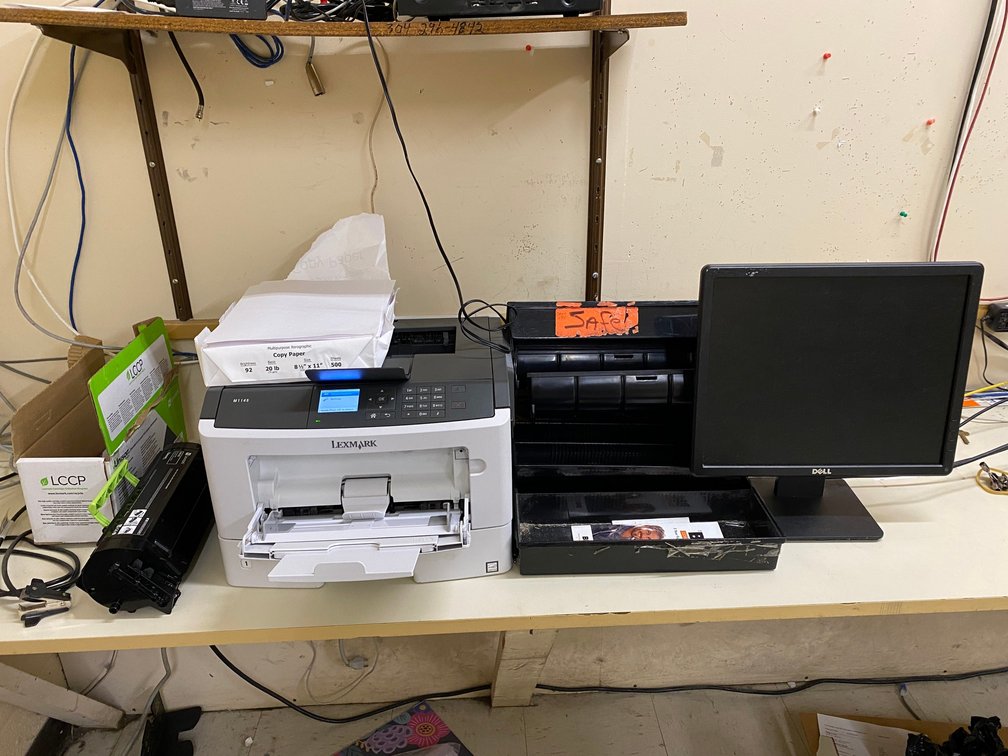 Lexmark Printer, Monitor, Cash Drawers