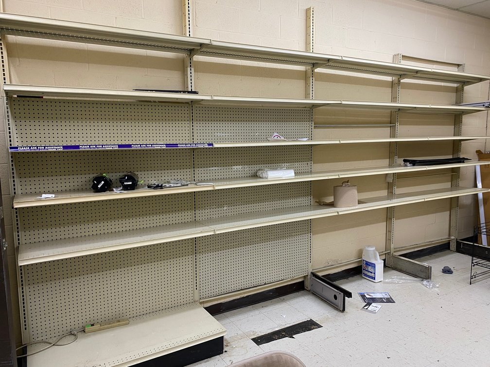 One Sided Adjustable Shelving Unit
