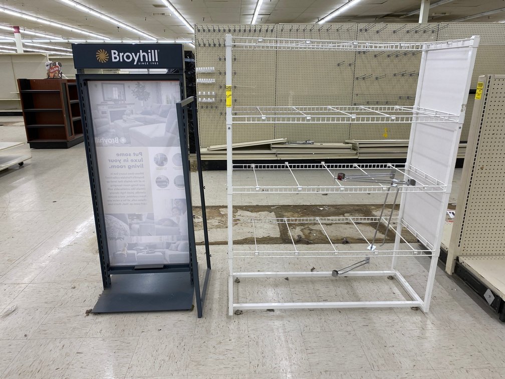2 piece Display Set Adjustable Rack