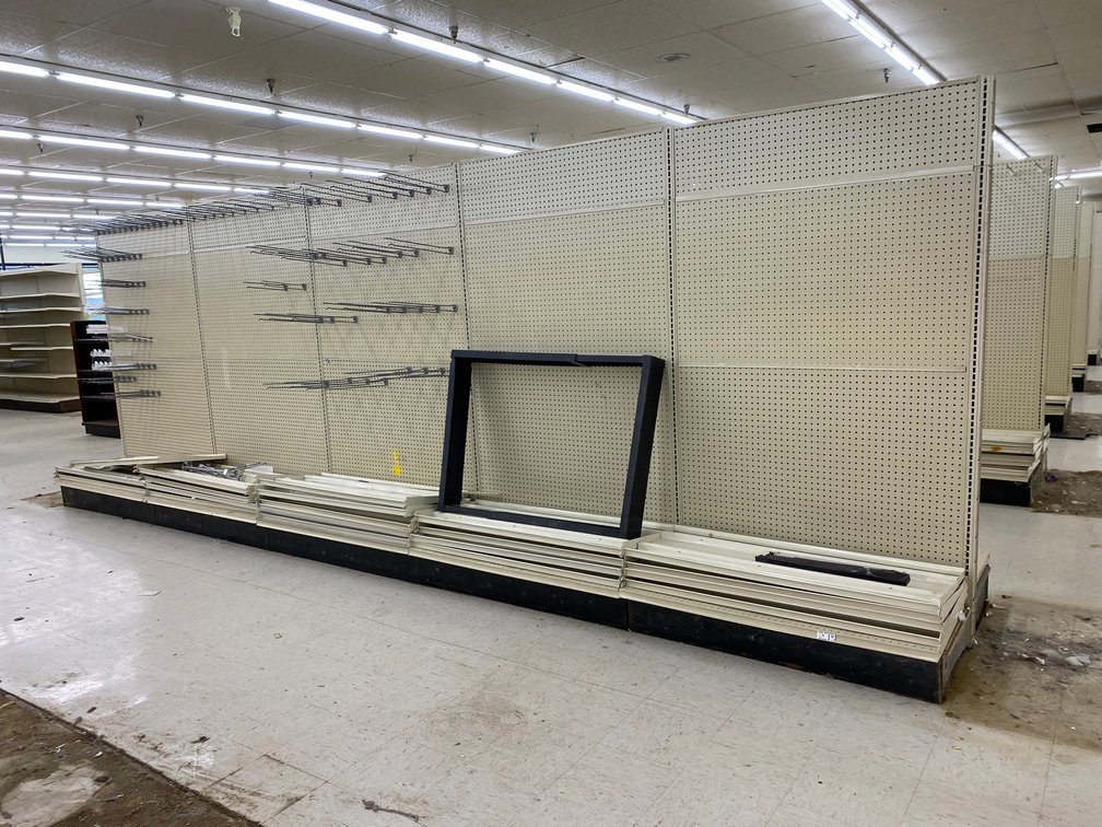 Double Sided Commercial Grade Shelving  Unit