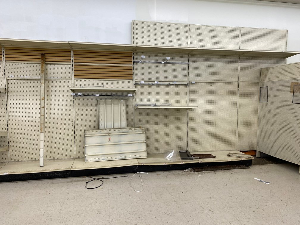 5 Piece Adjustable Shelf One Sided Display Unit
