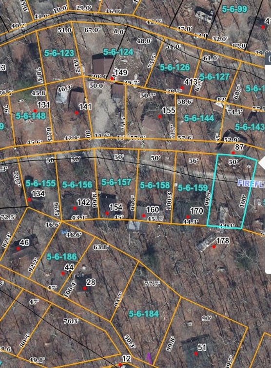 Subject #12: 0.10 +/- Acres on Firefly Ln Belington, WV