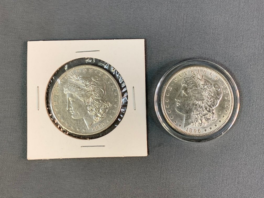 (2) Morgan Dollars