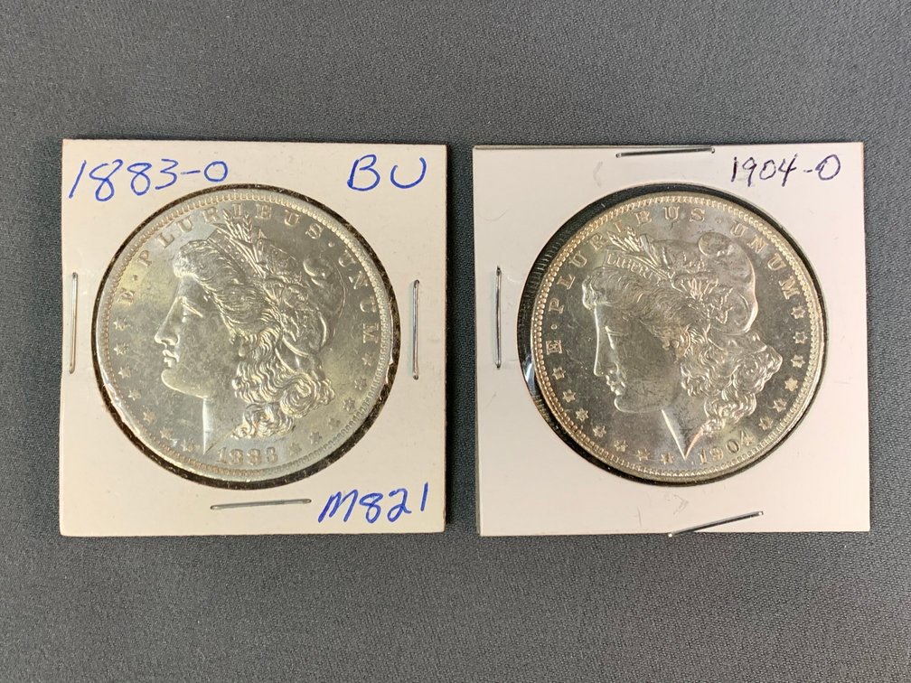 (2) Morgan Dollars