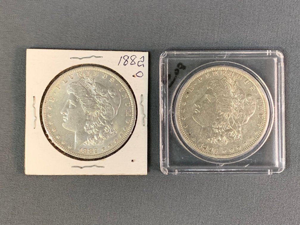 (2) Morgan Dollars