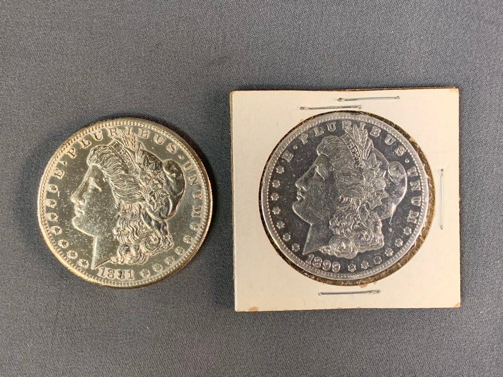 (2) Morgan Dollars
