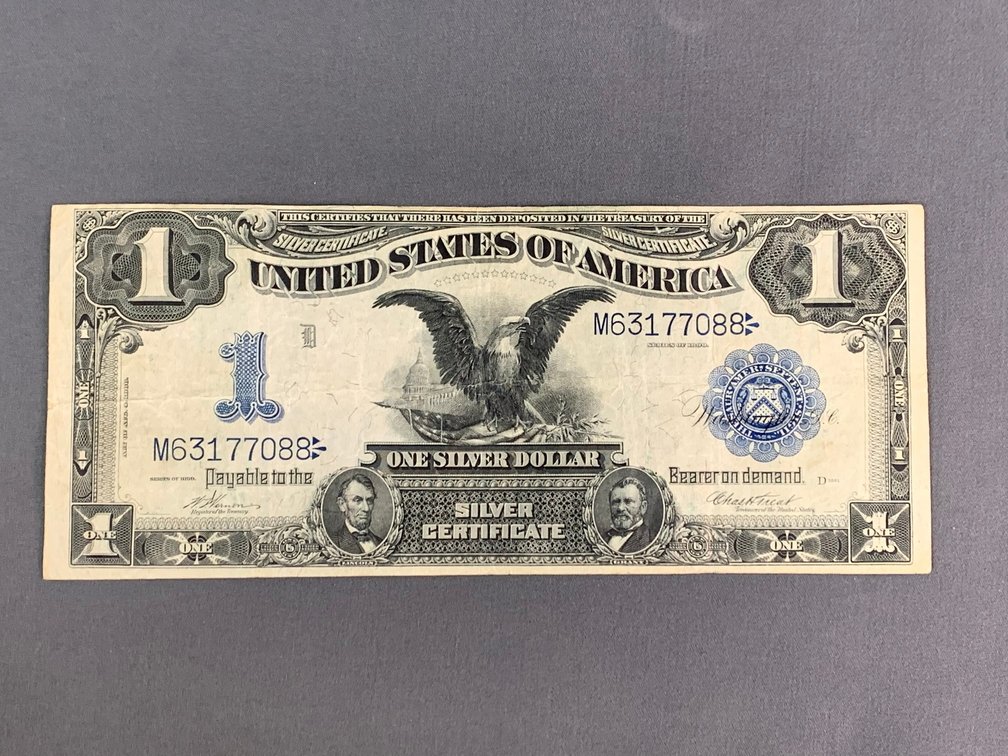 1899 $1 'Black Eagle' Silver Certificate