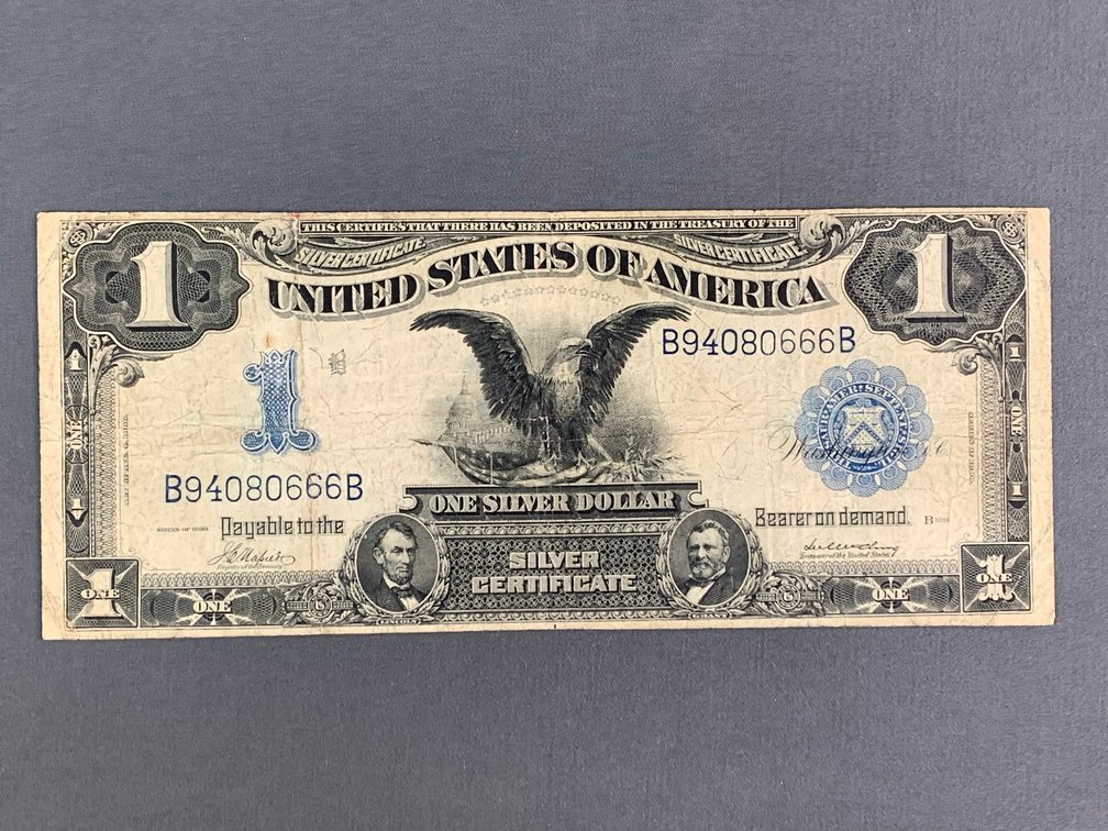 1899 $1 'Black Eagle' Silver Certificate