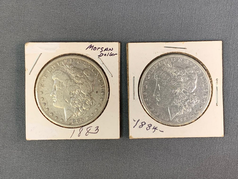 (2) Morgan Dollars