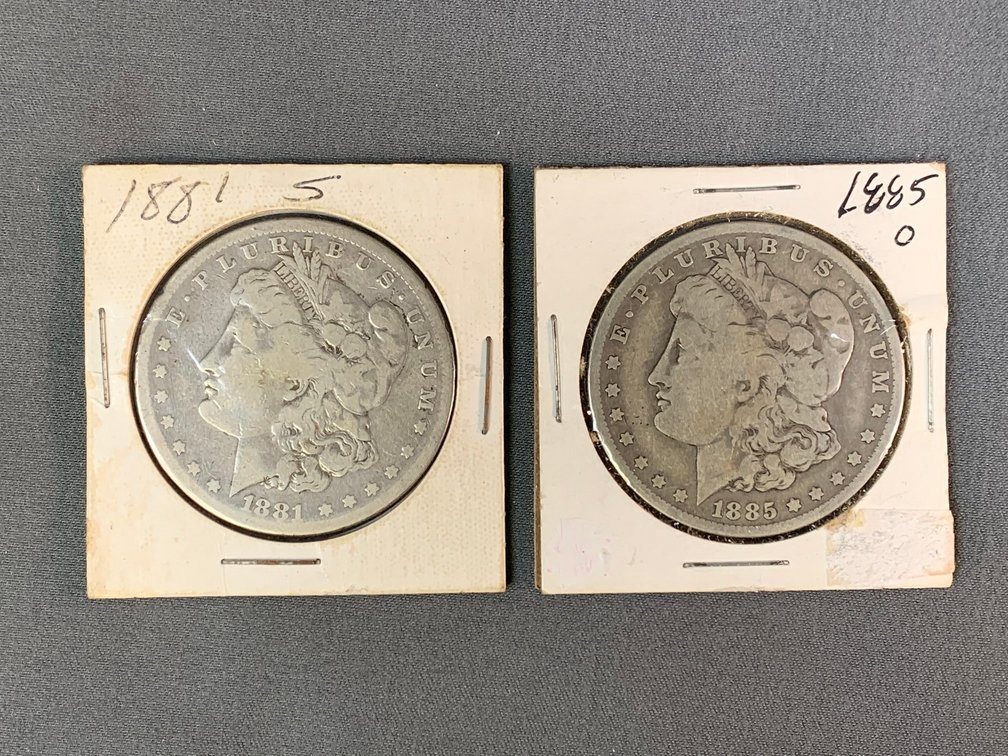 (2) Morgan Dollars