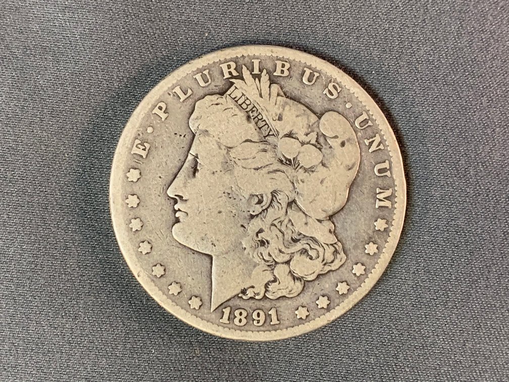 1891-CC Morgan Dollar