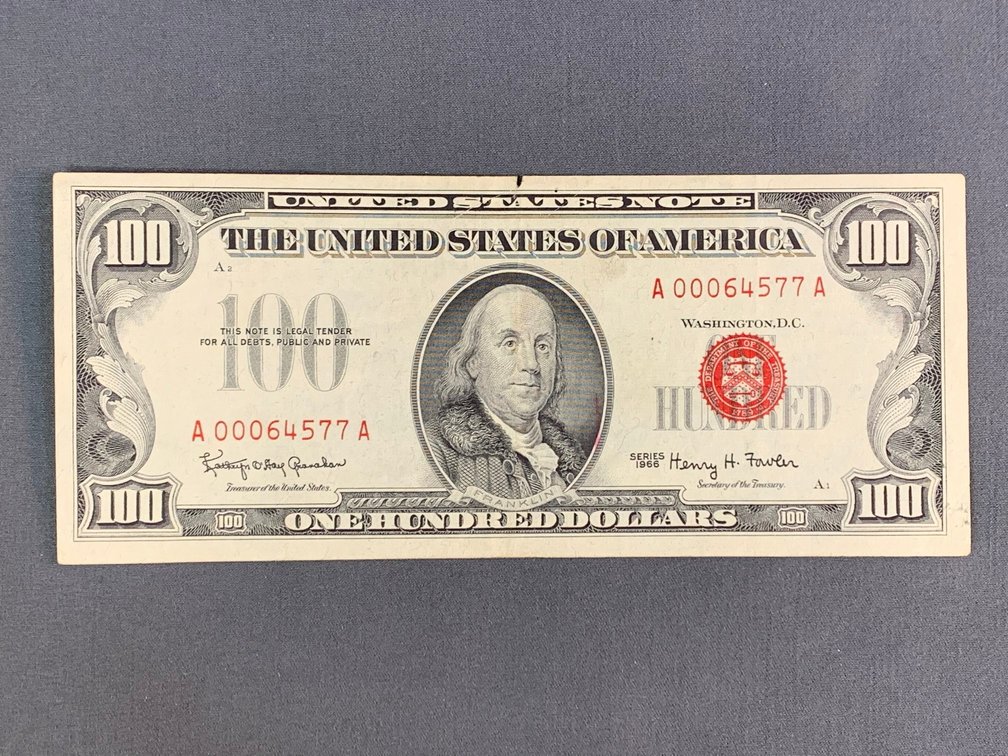 1966 $100 Legal Tender Note
